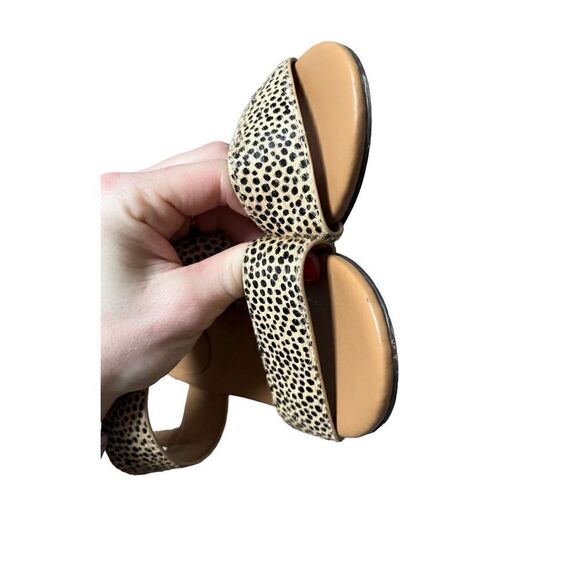 J.Crew Calf Hair Low Block-Heel Scandals Black Tan Leopard 5.5 - Picture 8 of 12
